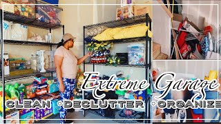 EXTREME GARAGE CLEAN, DECLUTTER \u0026 ORGANIZE|CLEAN WITH ME|Mika Marie