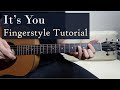 It's You - Ali Gatie | Fingerstyle Guitar Tutorial