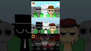 Tunner react to Mr. Black Eating Wenda  #sprunki #incredibox #wenda #gray #black