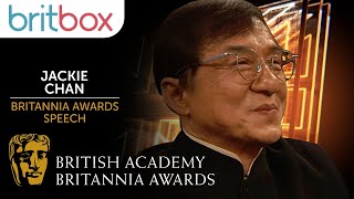 Jackie Chan Reveals Why He'll Never Stop Making Action Comedies | Britannia Awards