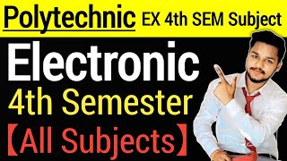 Electronics Engineering Diploma 4th Semester Subjects and Syllabus 2021-22