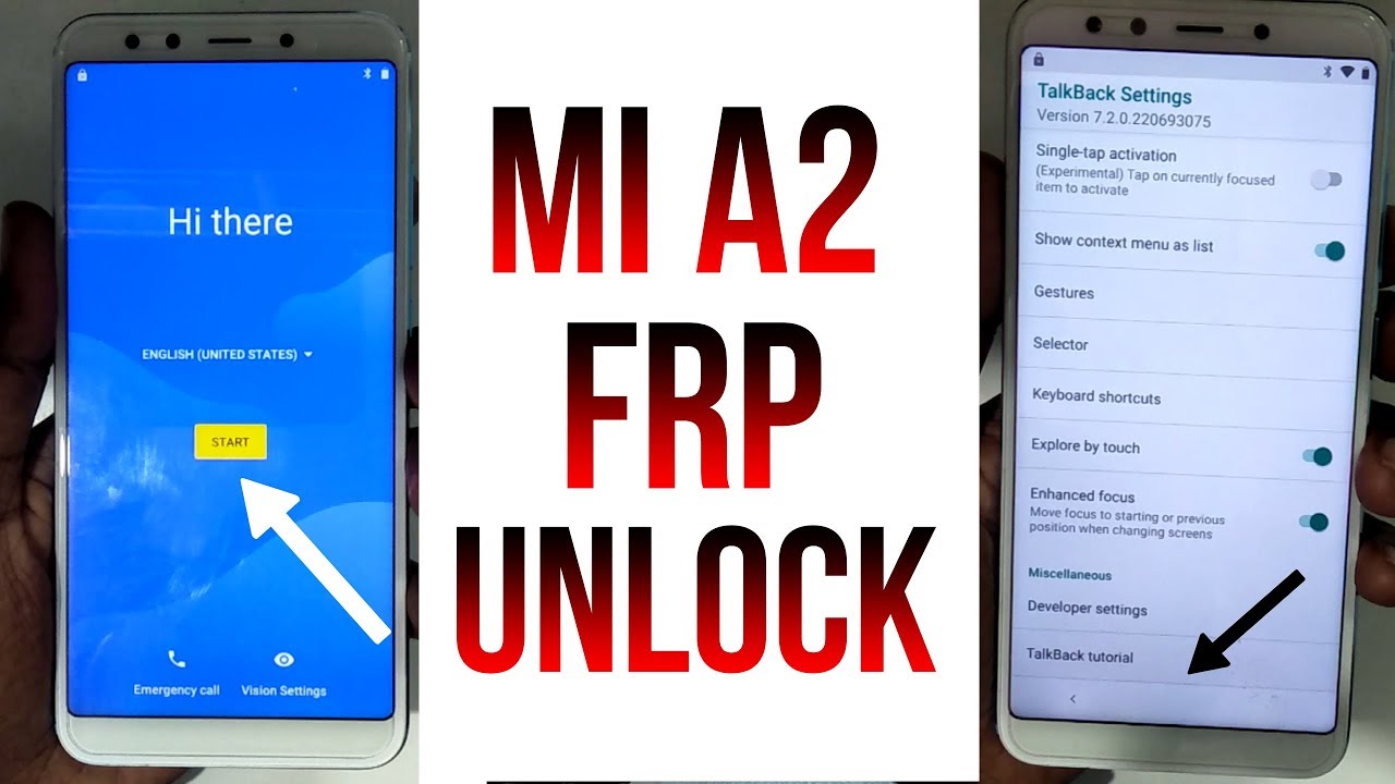 Mi A2 Frp Unlock 2019 New Method Youtube