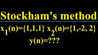 Circular convolution using Stockham's method(Example 1)