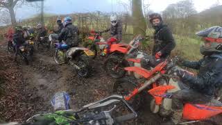 19 bikes went Wales greenlaning #UNDERCOVER POLICE 👮 Green lanes in #chirk #wales #enduro