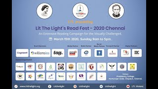 Lit The Light's Read Fest 2020- Chennai Teaser