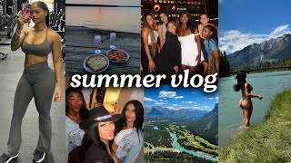 VLOG: Montreal \u0026 Banff Trip, Cottage Weekend, Chris Brown, Workout,VQFIT Shoot