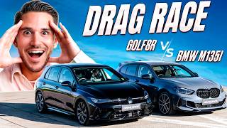 Golf 8 R vs BMW M135i | DRAG RACE