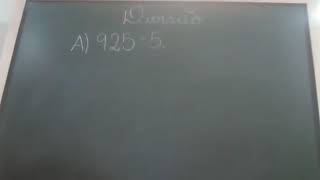 Matemática divisão (professor Luciana)