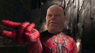 Spiderman but its Thanos!