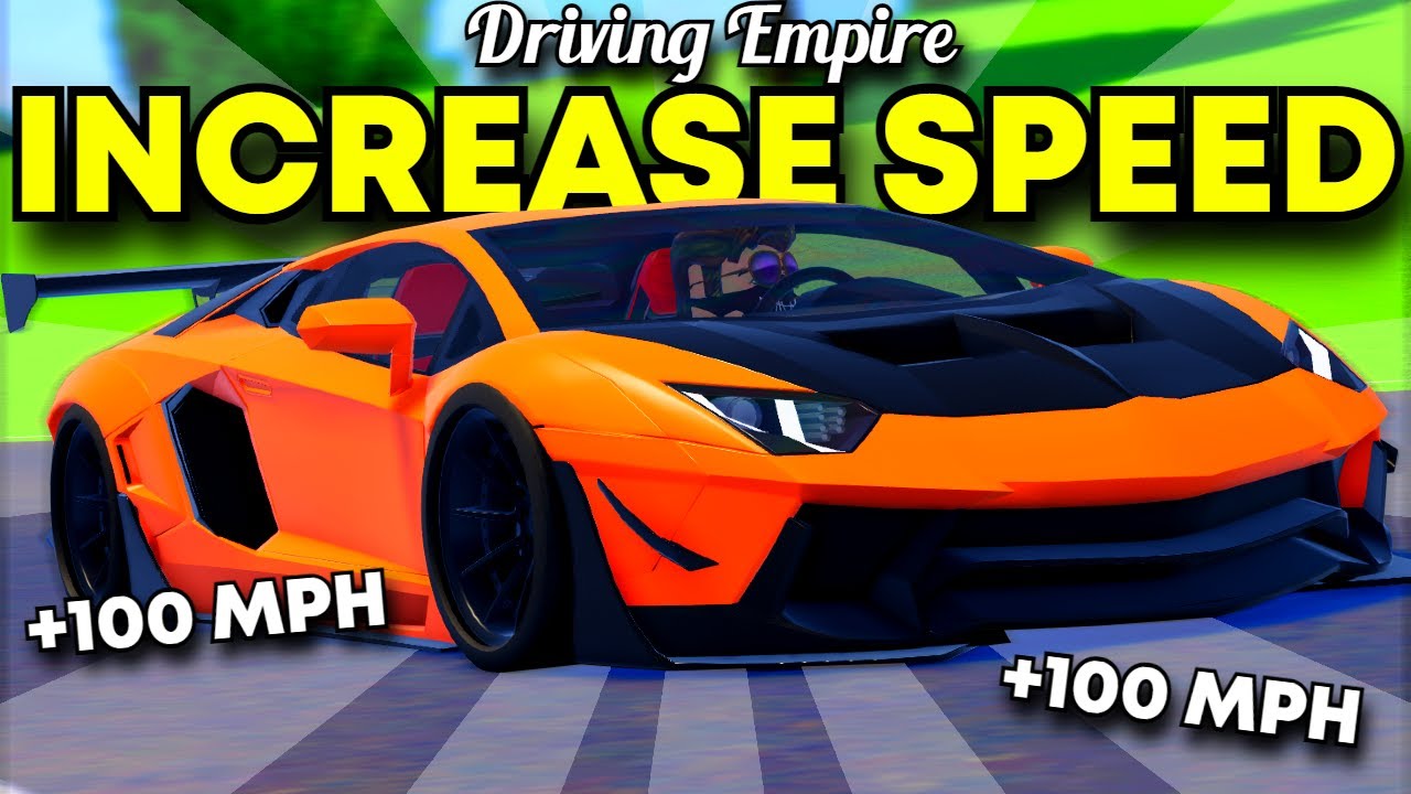 HOW TO GET FASTER ACCELERATION IN DRIVING EMPIRE ROBLOX - YouTube