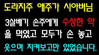 (실화사연) 도라지주 애주가 시아버님 3살베기 손주에게 수상한 약을 먹였고 모두가 손놓고 웃으며 지켜보고만 있었습니다. /라디오사연/썰/레전드사연