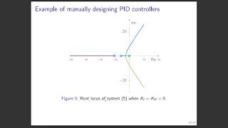 Design of PID controllers using root locus 2/2