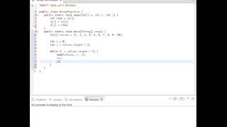 Swap Two Halves of an Array (Java)