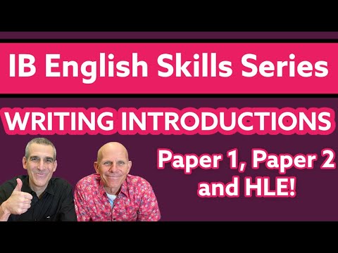 IB ENGLISH: Writing Introductions For Academic Writing - YouTube