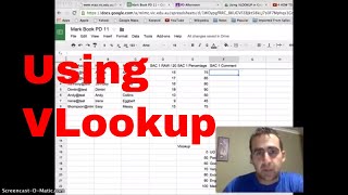 Inserting Comments in Google Sheets using VLOOKUP