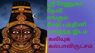 ஸ்ரீ ரேணுகா தேவி வாழ்ந்த இடம்||கலியுக கல்பவிருட்சம்