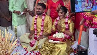 അഖിൽ എൻ ആർ ഡി മേഘ്ന കല്യാണം akhil nrd meghna marriage