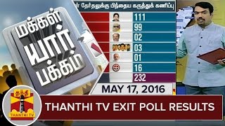 (17/05/2016) Makkal Yaar Pakkam : Thanthi TV Exit Poll Results..