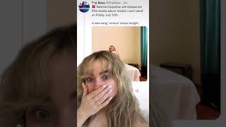 Sabrina Carpenter Finally Reacts To THIS Comment...