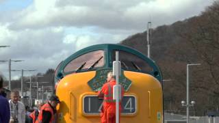 A Deltic on the Borders Railway