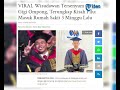 viral momen kocak wisudawan terekam senyum pamer giginya ompong ada kisah pilu dibaliknya