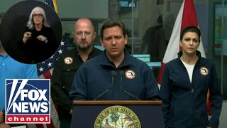 Florida Gov. Ron DeSantis gives an update on Hurricane Ian