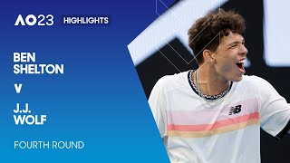 Ben Shelton v J.J. Wolf Highlights | Australian Open 2023 Fourth Round