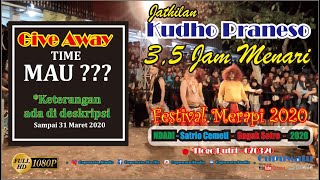 Ndadi 3 Jam FULL - KUDHO PRANESO - Festival Merapi 2020 Tlogo Putri 070320 - Jathilan