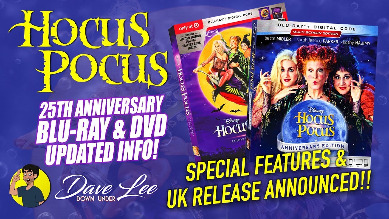 Disney's HOCUS POCUS: 25th Anniversary Edition - Blu-ray Update ...