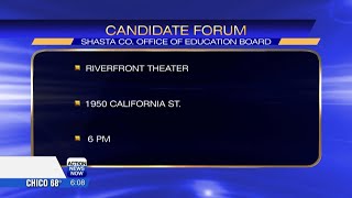 Shasta County Office of Education Board candidate forum