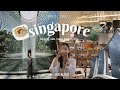 SINGAPORE VLOG 2022 - Hawker centers, Gardens by the Bay, Marina Bay Sands Buffet, Cafes, & more.