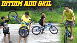 DITDIM ADU SKILL COBAIN SEPEDA BMX BARU DIMAS..