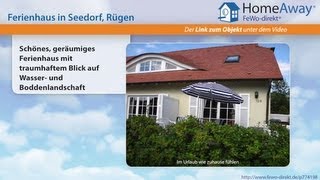 Sellin: Schönes, geräumiges Ferienhaus mit traumhaftem Blick auf Wasser - FeWo-direkt.de Video