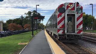 Metra 81 Pushes Inbound Train Through Elmwood Park, IL