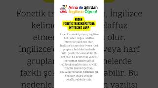 📖 Fonetik Transkripsiyon: İngilizce Telaffuzun Anahtarı! 🚀Neden Önemlidir? 💡🎯 İngilizce Telaffuz!