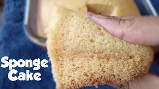 స్పాంజ్ కేక్ /vanilla sponge cake without oven