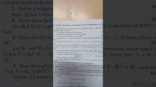 # Algebra 2012 paper  m.sc :- previous (DBRAU)