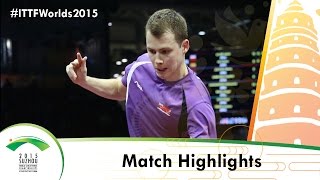 WTTC 2015 Highlights: MATSUDAIRA Kenta vs GROTH Jonathan (R 128)