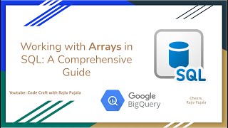 80. Working with Arrays in SQL - A Comprehensive Guide