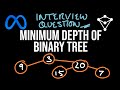Minimum Depth of Binary Tree - LeetCode 111 - JavaScript