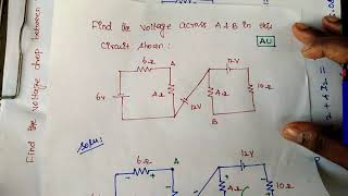 Voltage across the terminals | calculation | Tamil