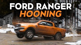 Hooning A New Ford Ranger Pickup Off-Road