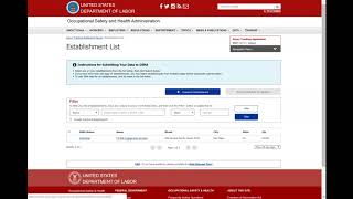 OSHA 300A Electronic Filing