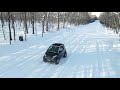 smart fortwo in deep snow