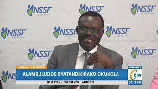 NSSF Eyanjudde Ssenkulu Omuggya, Yeeyamye Okumalawo Entalo mu Kittavu