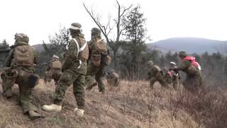 Marines Live Fire At Camp Ethan Allen