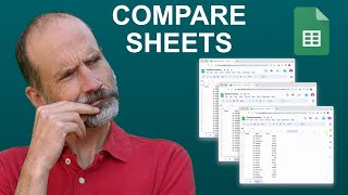 Learn Two Methods to Compare Sheets | Google Sheets