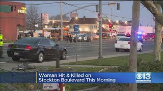 Woman Hit And Killed In South Sacramento Intersection