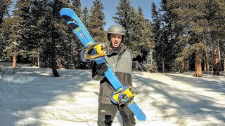 I Snowboarded a Ski!