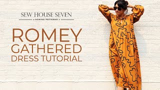 Romey Gathered Dress Tutorial - Sew House Seven